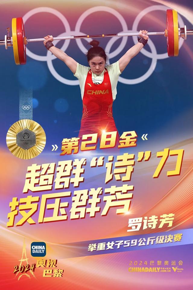 回顾巴黎奥运会中国队40枚金牌，感受中国队夺金的辉煌时刻～